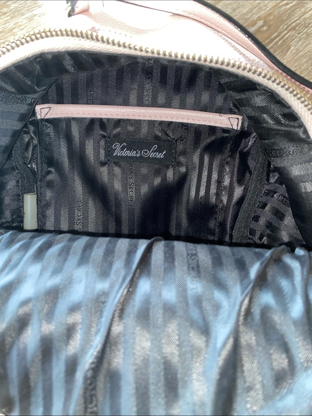 Victoria's Secret Blush Quilted Mini Backpack - Picture 5 of 7